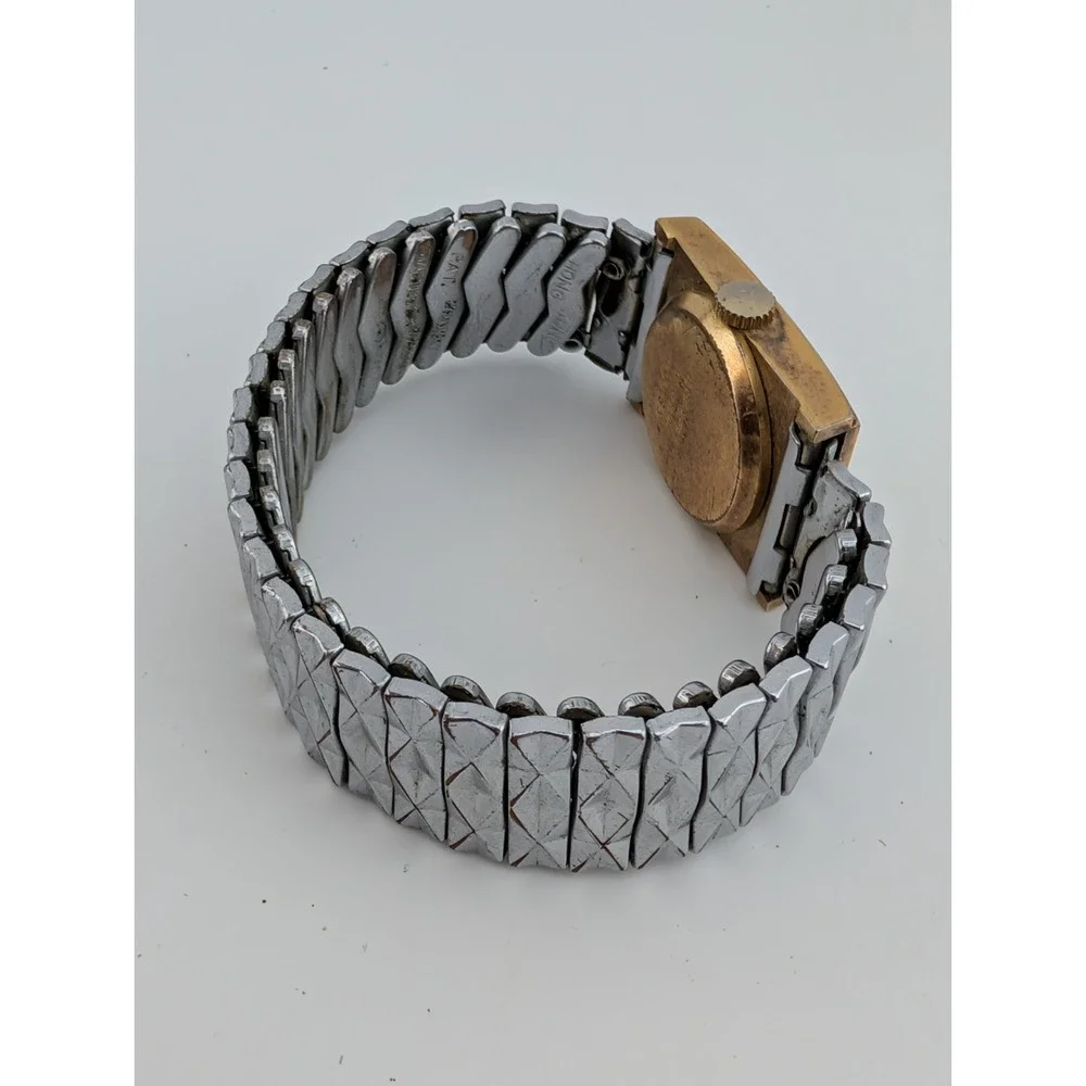 Lausanne De Luxe Swiss Mechanical Watch Women 21mm Case Stretch Band-‎ Working